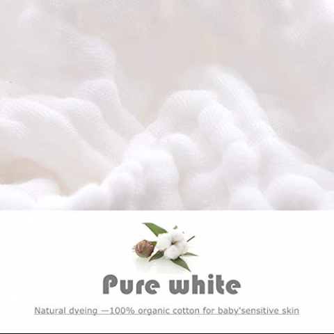 Mukin Bebek Banyo Havlusu (10 Adet)(Beyaz)