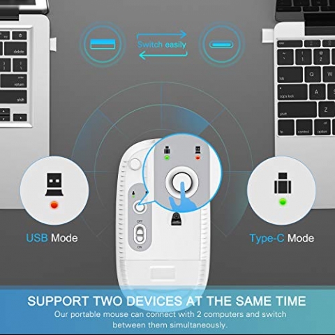 Jelly Comb Type C Wireless Mouse