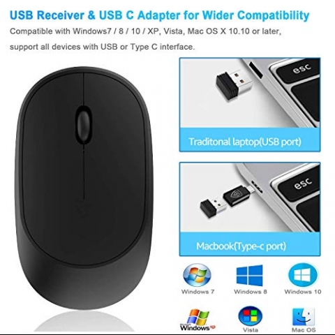 Acedada Type C Wireless Mouse
