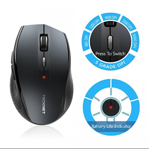 TECKNET Bluetooth Wireless Mouse (BM308)