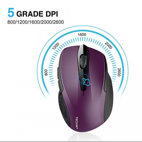 TeckNet Pro 2.4G Ergonomic Wireless Optical Mouse