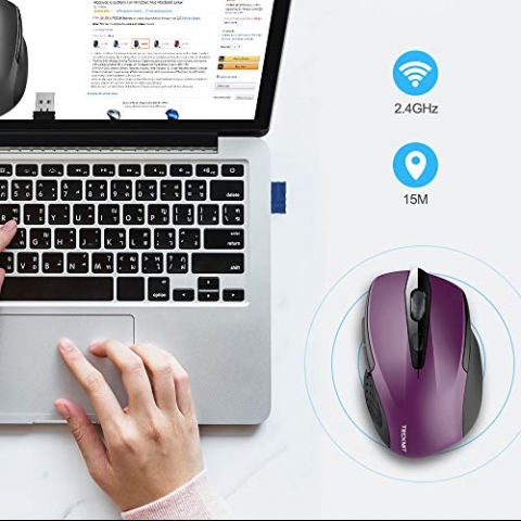 TeckNet Pro 2.4G Ergonomic Wireless Optical Mouse