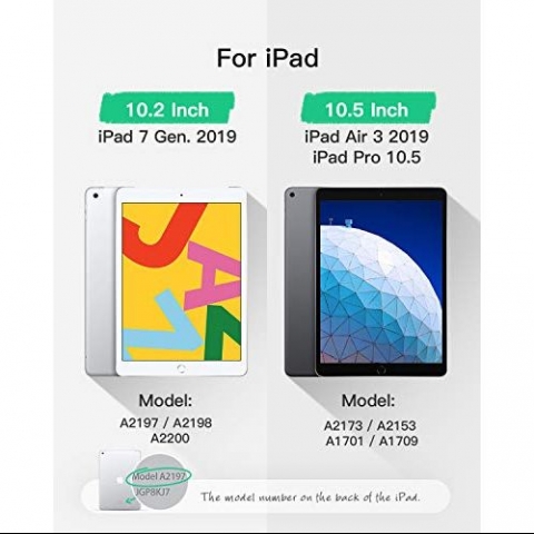 Inateck iPad Pro Klavyeli Klf (10.2 in)(7.Nesil)