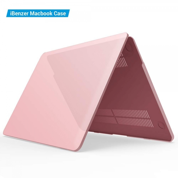 iBenzer MacBook Pro Koruyucu Klf (13 in)-Rose Quartz