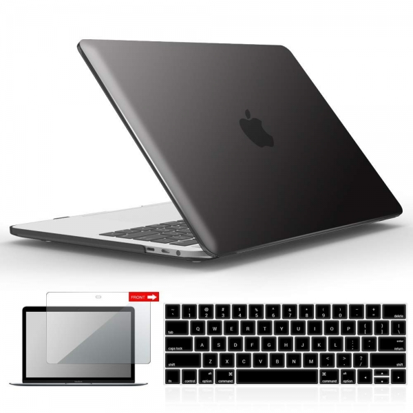 iBenzer MacBook Pro Koruyucu Klf (13 in)-Black