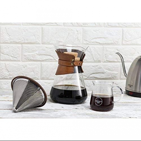 Kavako Cam Filtre Kahve Demlii (Chemex)
