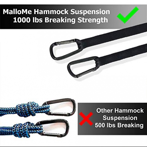 MalloMe Double Ta��nabilir Hamak (Turuncu/Gri)