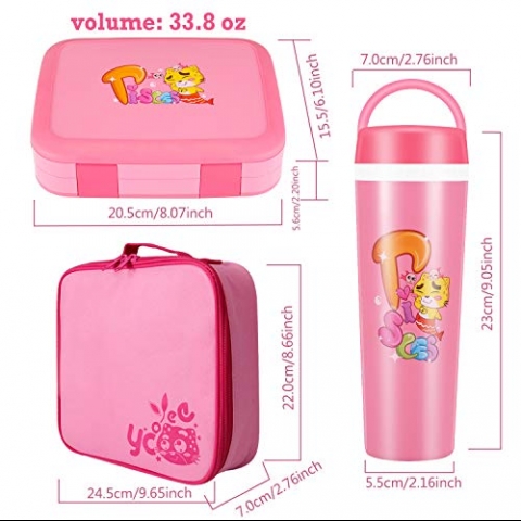 VANKANY B�lmeli Beslenme Kutusu (Pembe)