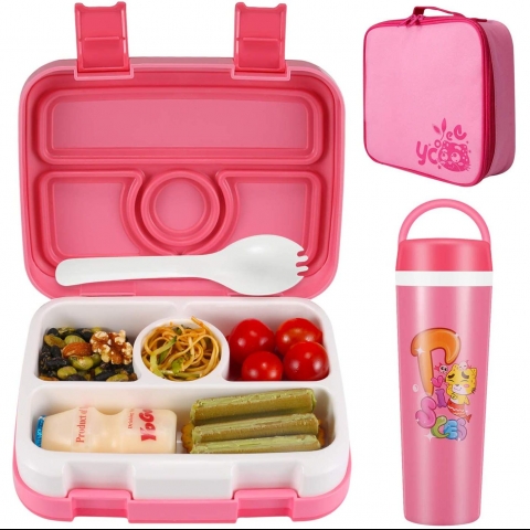 VANKANY B�lmeli Beslenme Kutusu (Pembe)