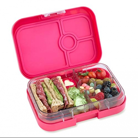 Yumbox �ocuklar ��in B�lmeli Yemek Kutusu (Pembe)