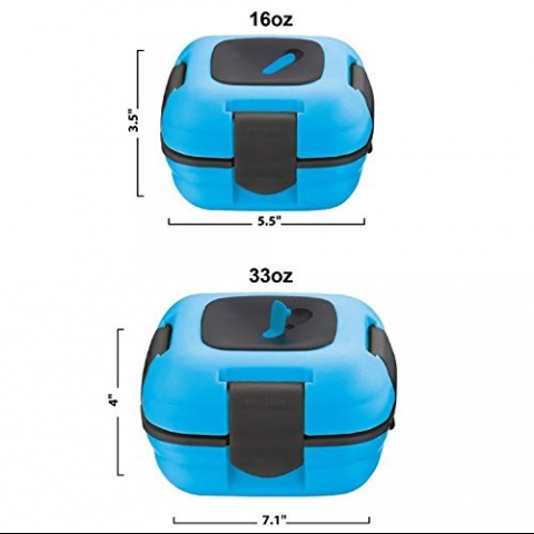 Pinnacle Thermoware Beslenme Kutusu (Mavi)(2 Adet)