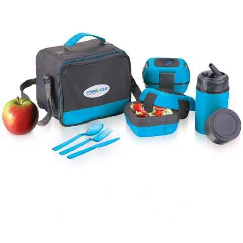 Pinnacle Thermoware Beslenme Kutusu Set (Mavi)