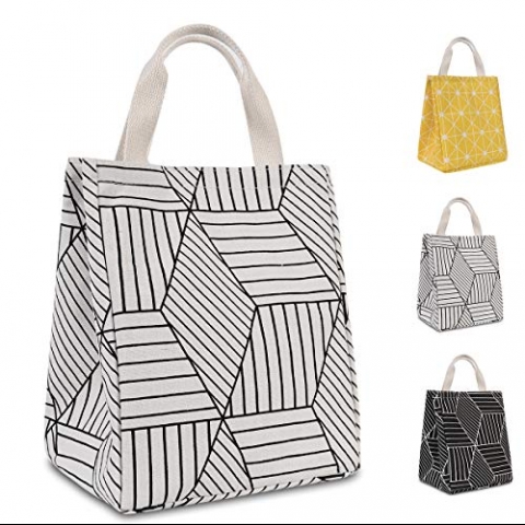 HOMESPON Piknik / Yemek antas (Geometric Pattern-White)