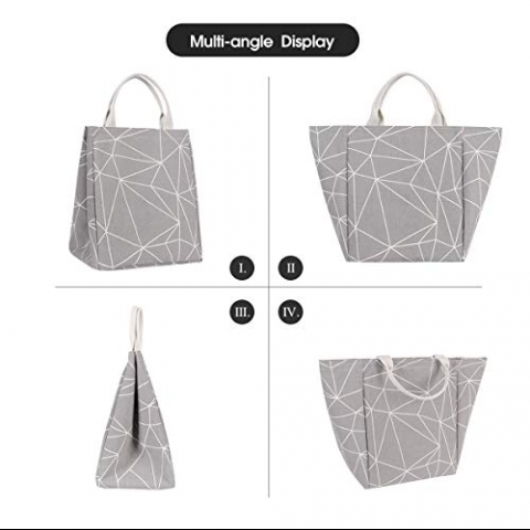 HOMESPON Piknik / Yemek antas (Grey Geometric)