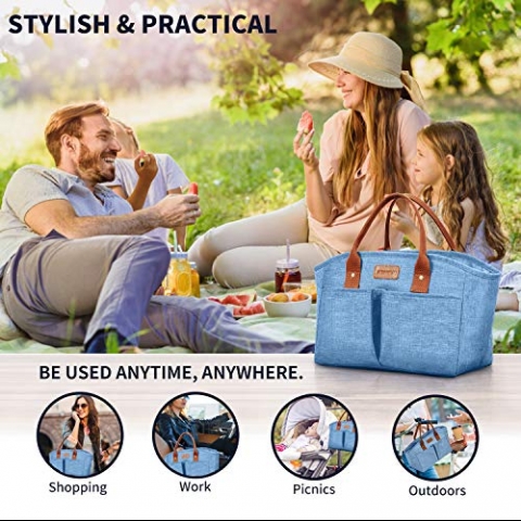 Easyfun Yemek / Beslenme antas (Mavi)(Large)