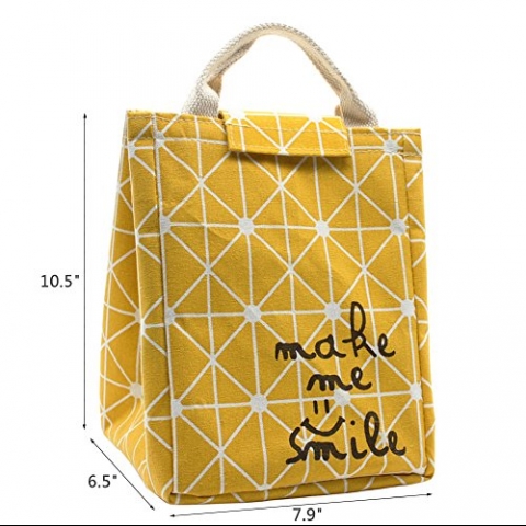 Mziart Yal�t�ml� Yemek / Beslenme �antas� (Geometric Pattern)