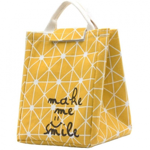 Mziart Yal�t�ml� Yemek / Beslenme �antas� (Geometric Pattern)