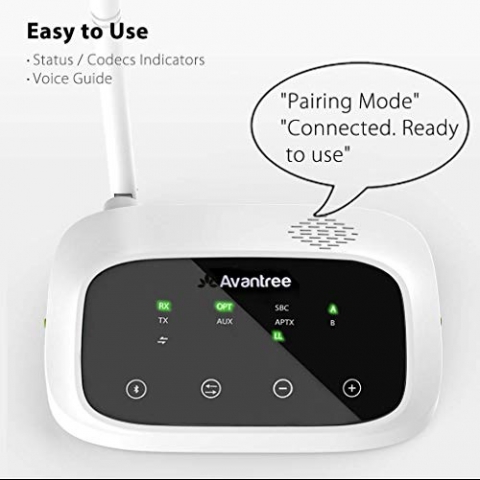 Avantree Oasis Bluetooth Transmitter Receiver