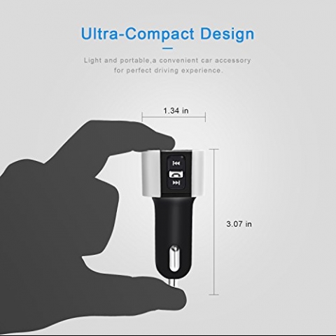 ZEEPORTE Ara� ��i Mini Bluetooth FM Transmitter