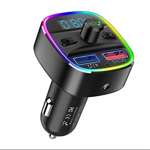 Nulaxy NX10 Bluetooth Araba FM Transmitter Ses Adaptr(Siyah)