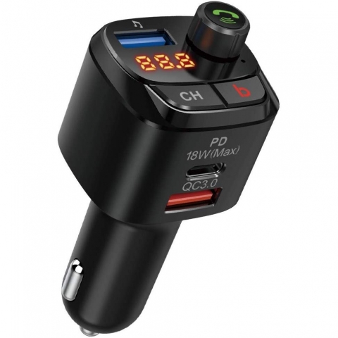 Nulaxy NX12 Bluetooth Araba i FM Transmitter Ses Adaptr