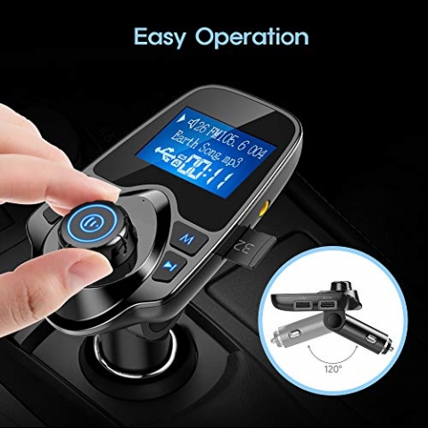 Nulaxy KM19 Bluetooth Araba i FM Transmitter
