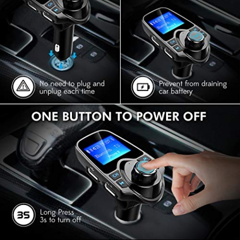VicTsing Ara� ��i Bluetooth FM Transmitter