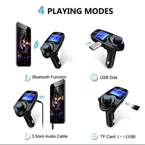 VicTsing Ara� ��i Bluetooth FM Transmitter