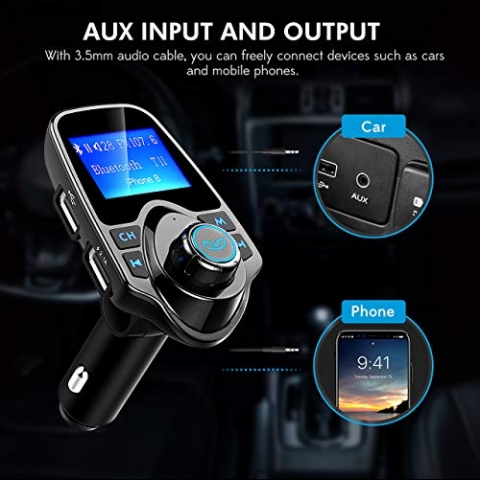 VicTsing Ara� ��i Bluetooth FM Transmitter