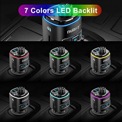 Nulaxy NX09 Bluetooth Araba i FM Transmitter (7 LED)