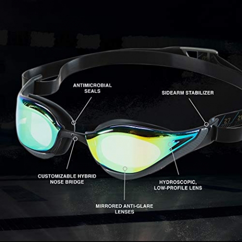 Speedo Fastskin Pure Focus Y�z�c� G�zl��� (Siyah)