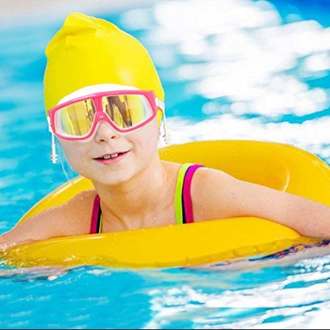 Spinosaurus �ocuklar ��in Y�z�c� G�zl��� (Pembe)