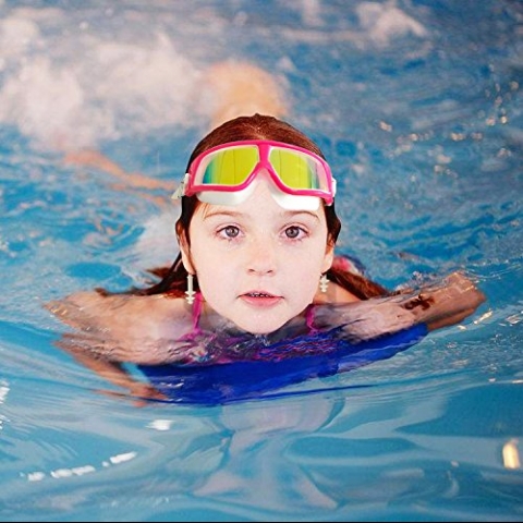 Spinosaurus �ocuklar ��in Y�z�c� G�zl��� (Pembe)