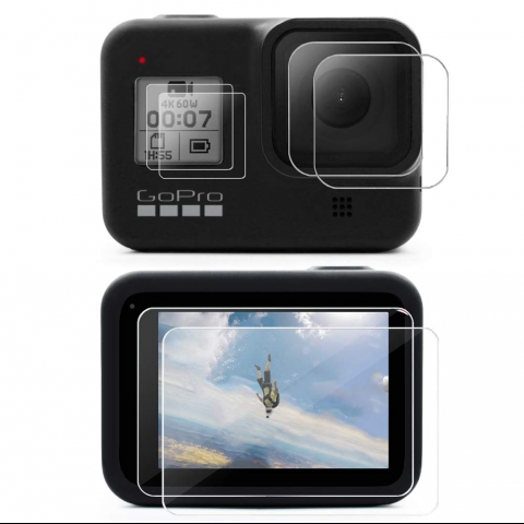 MAXCAM GoPro Hero 8 Ekran Koruyucu (6 Adet)