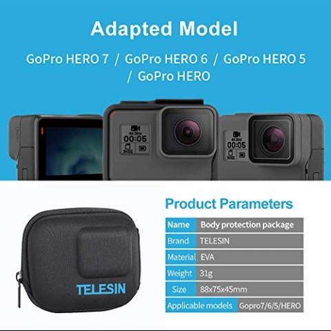 TELESIN GoPro Hero 7 Seyahat antas