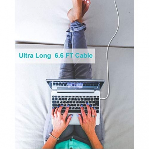 CHOETECH Lightning to USB C Kablo (2M)-White