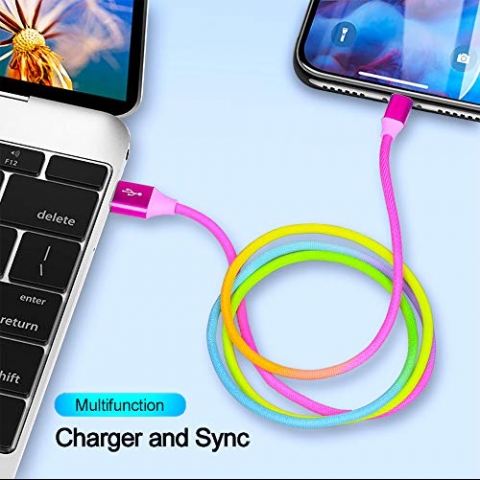 PINFOX Renkli USB C Kablo