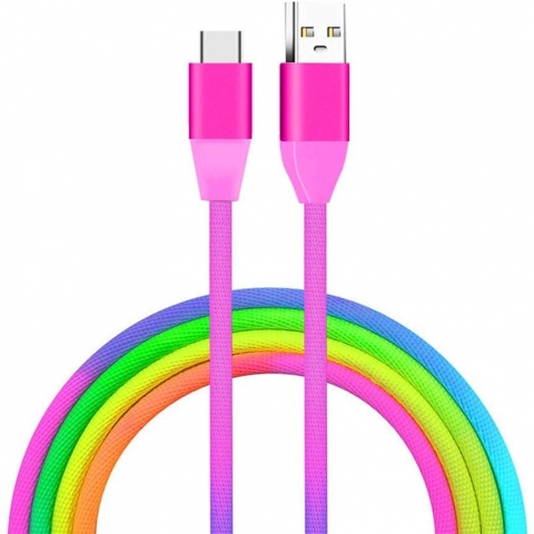 PINFOX Renkli USB C Kablo