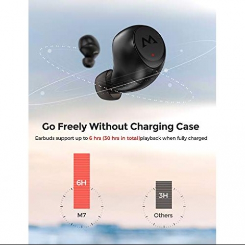 Mpow M7 Bluetooth Kablosuz Kulak ��i Kulakl�k