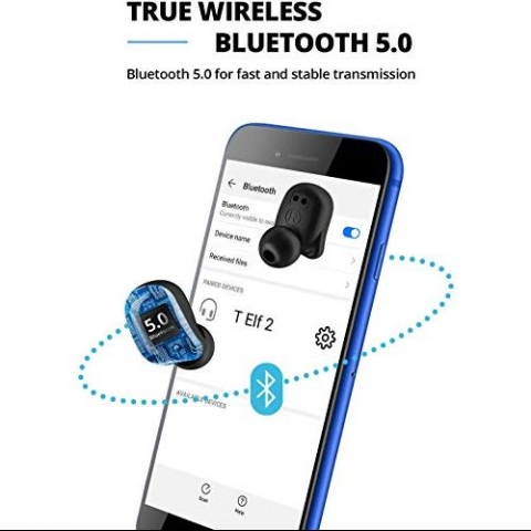 Bluedio T Elf 2 Bluetooth 5.0 Kablosuz Kulak i Kulaklk