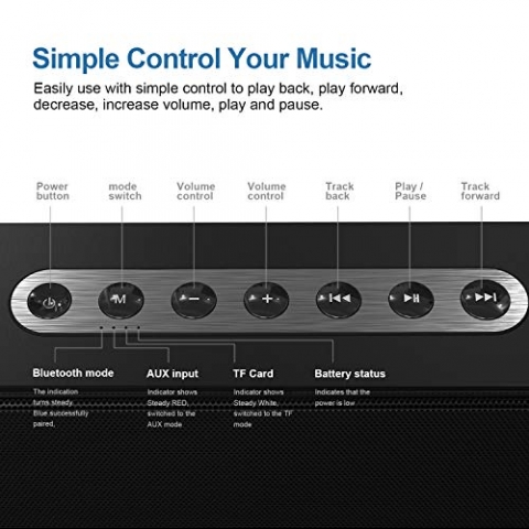 DOSS SoundBox XL 32W Bluetooth Hoparl�r (Siyah)