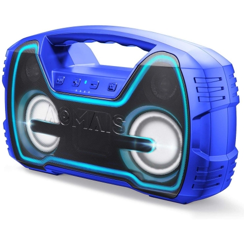 AOMAIS GO MINI Tanabilir Su Geirmez Bluetooth Hoparlr(Mavi)