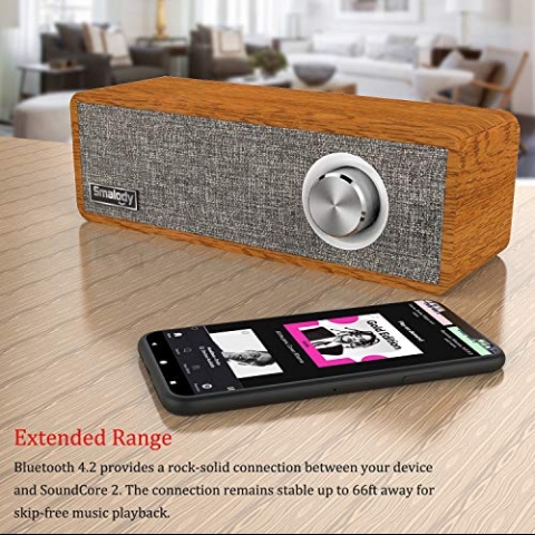 Smalody Kablosuz Mini Ahap Bluetooth Hoparlr (Gri)