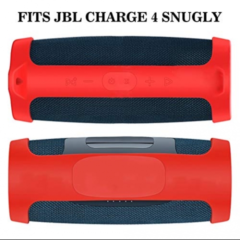 JBL Charge 4 Bluetooth Hoparlr iin Oriolus Silikon Klf (Krmz)