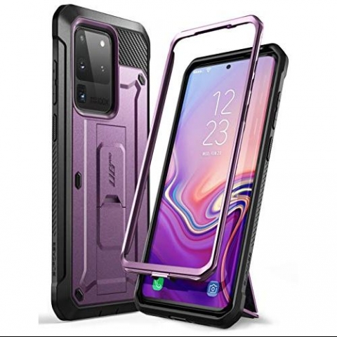 SUPCASE Samsung Galaxy S20 Ultra Unicorn Beetle Pro Serisi Klf-Purple