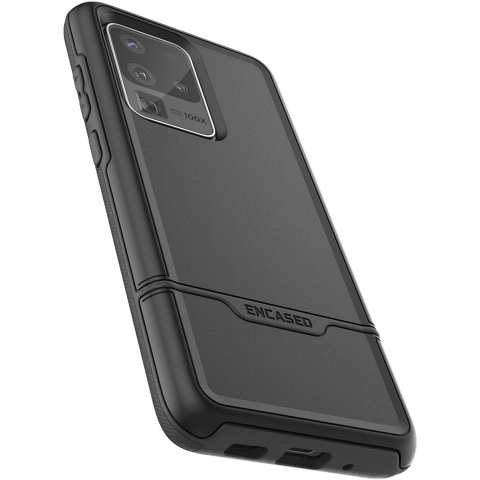 Encased Galaxy S20 Ultra Rebel Armor Serisi Klf (MIL-STD-810G)-Black