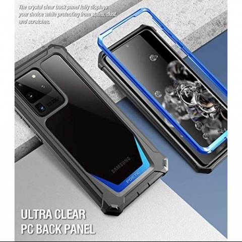 Poetic Galaxy S20 Ultra Guardian Serisi Klf (MIL-STD-810G)-Blue