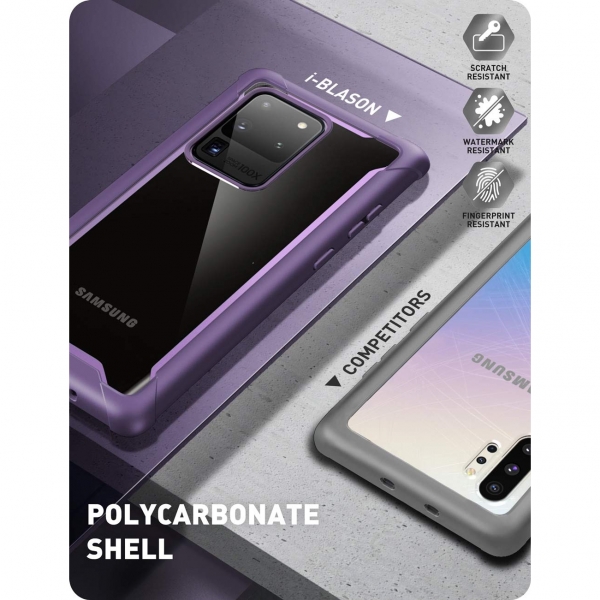 i-Blason Samsung Galaxy S20 Ultra Ares Serisi Klf-Purple