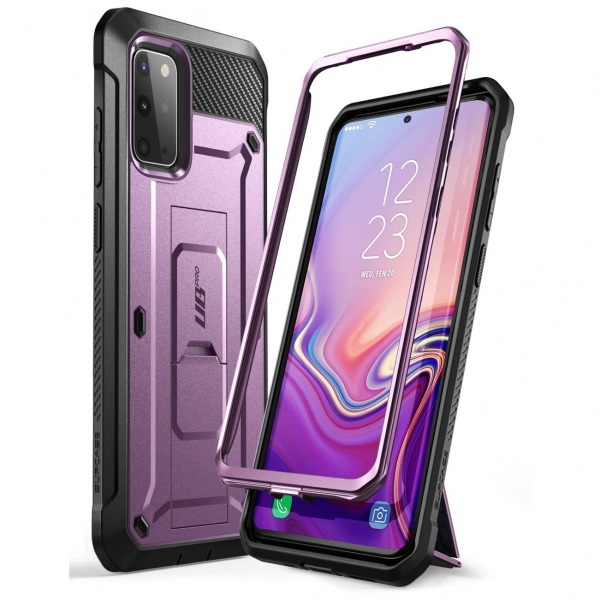 SUPCASE Samsung Galaxy S20 Plus Unicorn Beetle Pro Serisi Klf-Purple