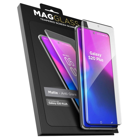 Magglass Samsung Galaxy S20 Plus Mat Cam Ekran Koruyucu